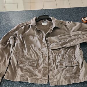 Columbia Women's Taupe Utility Button-Front Jacket